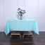 Polyester Square 70"x70" Tablecloth Light Blue - Wrinkle-Resistant & Durable Table Cover