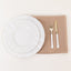 5 Pack Premium Polyester 20"x20" Napkins Nude - Wrinkle-Resistant & Durable Dinner Napkins