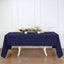 Polyester 60"x126" Rectangle Tablecloth Navy Blue - Wrinkle-Resistant Table Cover