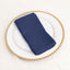 5 Pack Cotton Blend 20"x20" Napkins Navy Blue - Wrinkle-Resistant & Washable Dinner Napkins