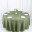 Polyester 108" Round Tablecloth Dusty Sage Green - Wrinkle-Resistant Table Cover