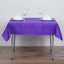 Polyester Square 54"x54" Tablecloth Purple - Wrinkle-Resistant & Durable Table Cover