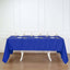 Polyester 60"x126" Rectangle Tablecloth Royal Blue - Wrinkle-Resistant Table Cover