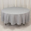 Premium Polyester 90" Round Tablecloth Silver - Stain and Wrinkle-Resistant Design with 220GSM Thickness Table Cover