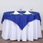Polyester 54"x54" Table Overlay Square Tablecloth Royal Blue - Wrinkle-Resistant & Durable Table Cover