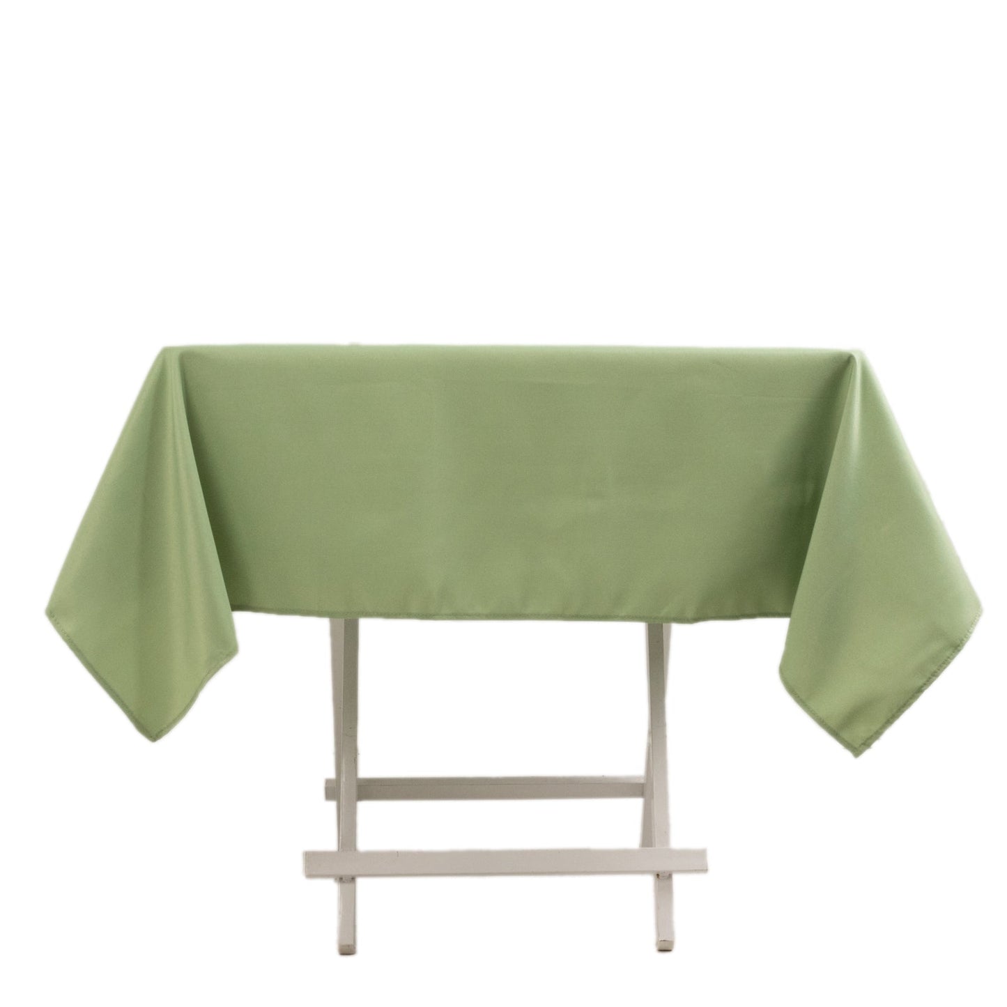 Premium Polyester 54"x54" Square Tablecloth Sage Green - Stain and Wrinkle-Resistant 220GSM Table Cover