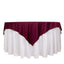 Scuba 70"x70" Table Overlay Square Tablecloth Burgundy - Wrinkle Free & Stain Resistant Table Cover