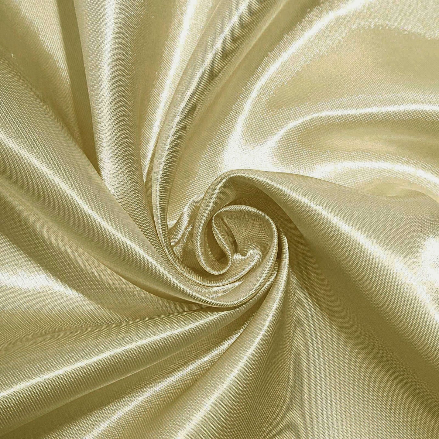 Satin 108" Round Tablecloth Champagne - Smooth and Lustrous Table Cover