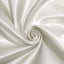 Satin 90" Round Tablecloth Ivory - Smooth and Lustrous Table Cover