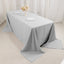 Premium Polyester 90"x132" Rectangle Tablecloth Silver - Seamless 220GSM Stain-Resistant Table Cover