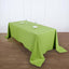 Polyester 90"x132" Rectangle Tablecloth Apple Green - Seamless Wrinkle-Resistant Table Cover