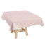 Polyester 54"x54" Square Tablecloth Blush with Gold Foil Geometric Pattern - Wrinkle-Resistant & Durable Table Cover