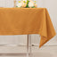 Premium Polyester 54"x54" Square Tablecloth Gold - Stain and Wrinkle-Resistant 220GSM Finish for Weddings & Events