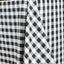 Polyester 90"x132" Rectangle Tablecloth White/Black - Seamless Checkered Buffalo Plaid Design for Farmhouse Celebrations