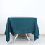 Polyester Square 70"x70" Tablecloth Peacock Teal - Wrinkle-Resistant & Durable Table Cover