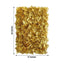 11 Sq ft. Gold UV Protected Hydrangea Flower Wall Mat Backdrop - 4 Artificial Panels