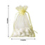 10 Pack 4"x6" Yellow Organza Drawstring Wedding Party Favor Gift Bags - Clearance SALE