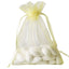10 Pack 4"x6" Yellow Organza Drawstring Wedding Party Favor Gift Bags - Clearance SALE