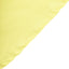 Polyester 120" Round Tablecloth Yellow - Seamless Wrinkle-Resistant Table Cover