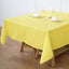 Polyester Square 70"x70" Tablecloth Yellow - Wrinkle-Resistant & Durable Table Cover